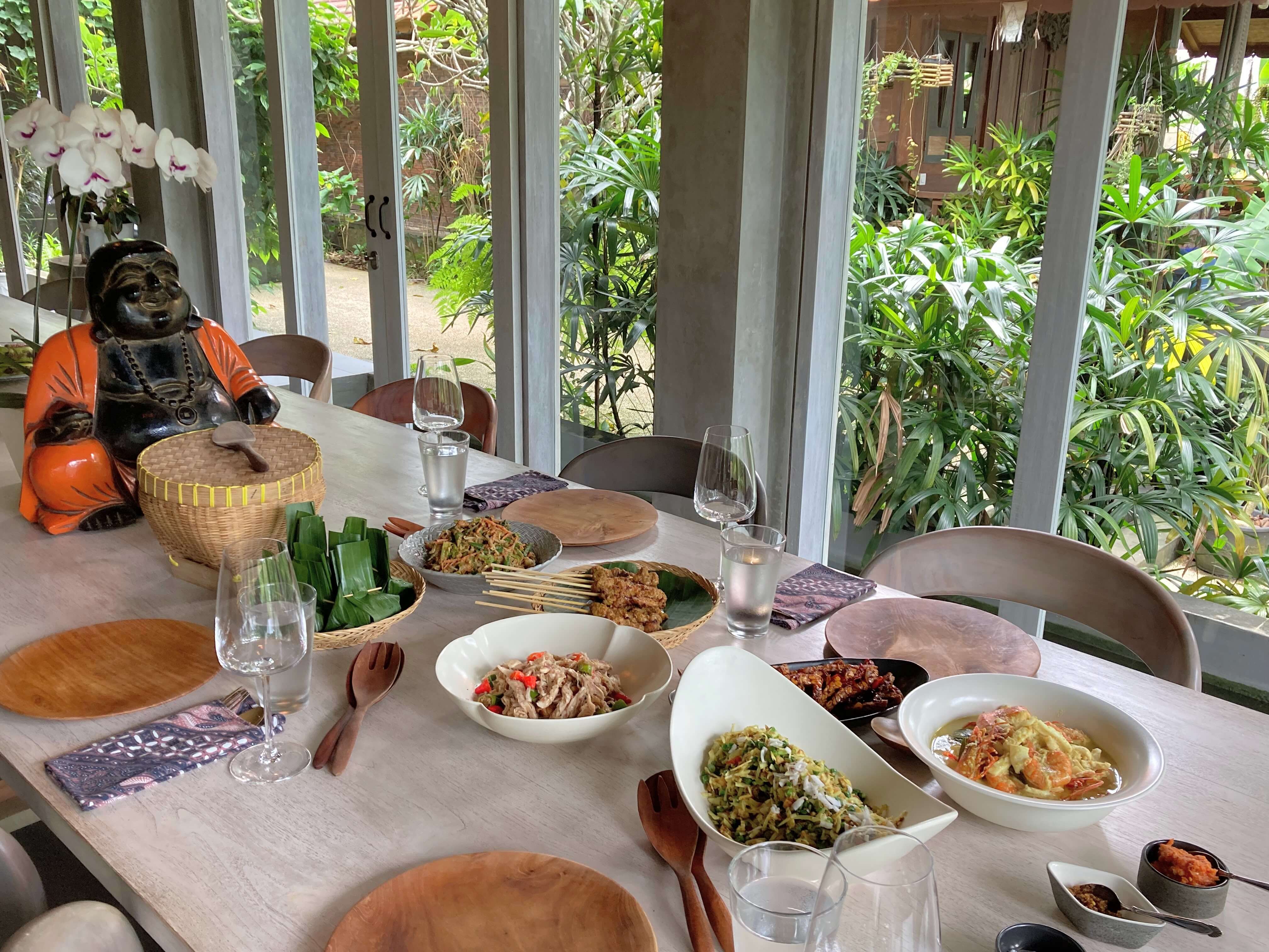 Holiday Celebration Balinese Feast at Tresna Bali Cooking School