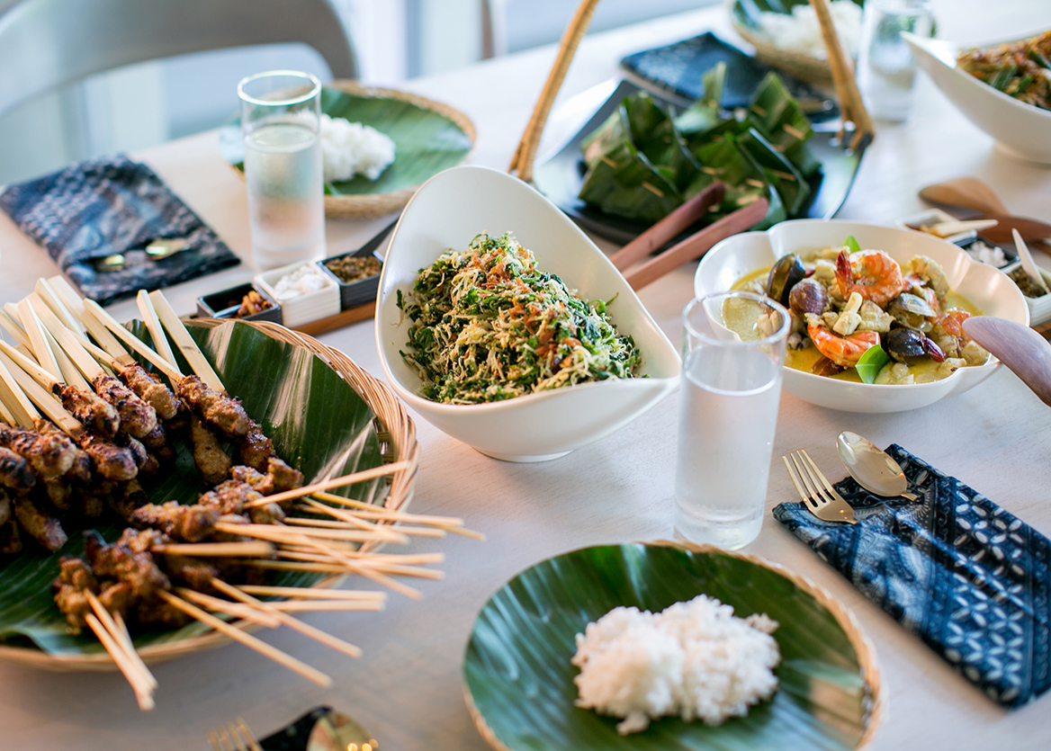 Enjoy a 9-course Balinese Feast