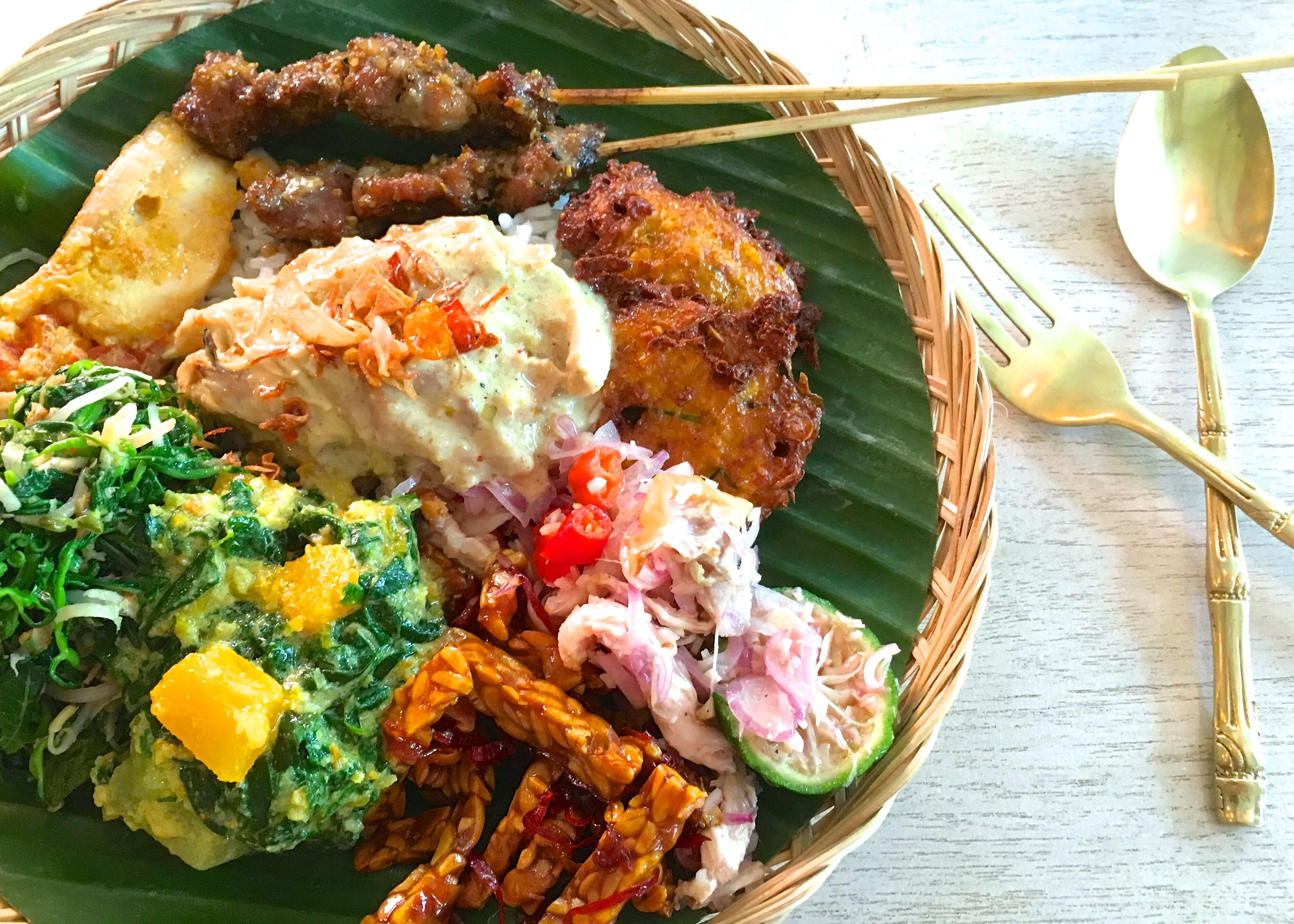 The Best Balinese Nasi Campur in Bali.